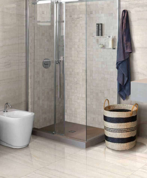 ARC036 - DR03756 TRAV. BIANCO MEM. 60X120 (1.44SQM) FLOOR & WALL - Image 2
